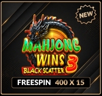 Mahjong Wins 3 Black Scatter Free Spin 400 X 15
